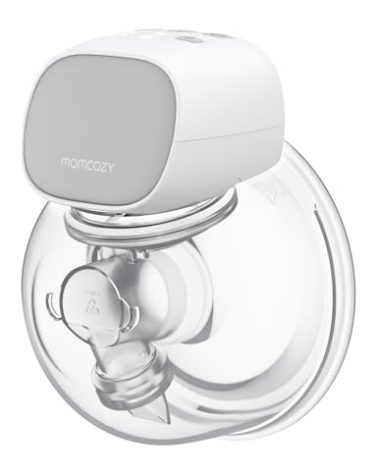 Momcozy S9 Pro Double Electric Portable Pump with 24mm, 1 PC, Silver Gray