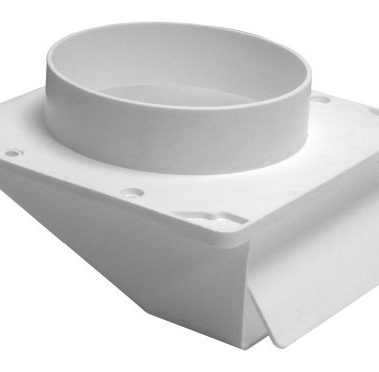 Lambro Industries 143WP Lambro"dustries"dustries Plastic Under Eave Vent, 4In, White