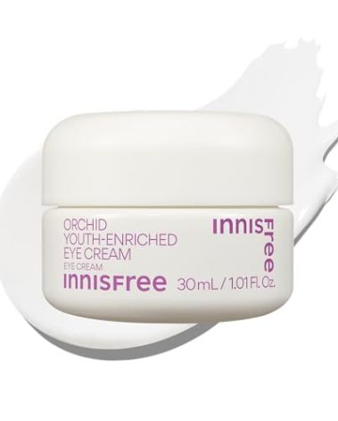 innisfree Orchid Youth-Enriched Eye Cream, Korean Firming Eye Treatment to Smooth Fine Lines