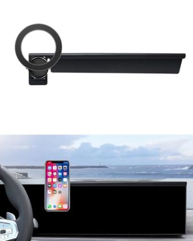 MaserWeller Car Phone Holder for 2024 2025 BMW The X5 / 2024 2025 BMW X6 /2023-2026 BMW X7 Accessories 14.9-inch Screen Fixed Clip,360° Rotation Phone Mount Compatible with MagSafe, Cell Phone Holder