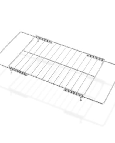 Allstare 304 Stainless Steel Universal Extendable Oven Rack Replacement for GE Samsung LG Frigidaire Whirlpool Electrolux Kenmore Oven Parts Adjustable Wire Racks Adjust from 17.3-25.6’’ Wide