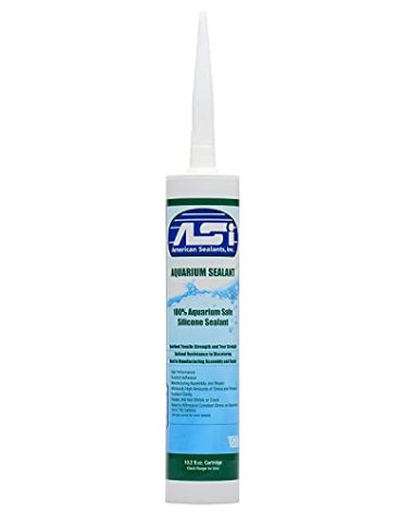 Clear Aquarium Silicone Sealant - 10.2 Fluid oz Cartridge