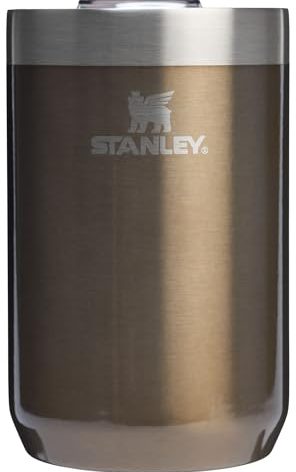 STANLEY Everyday Camp Cup 12 oz | Drink Through Lid | Cup for Coffee, Tea and Drinks | Insulated Stainless Steel | BPA-Free | Gunmetal Shine
