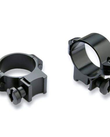 Burris RimFire/Airgun Rings, 1 in, 22 Ring Pair, Groved Receiv., Deluxe Steel, Med.,Mat. Bl.(420069)
