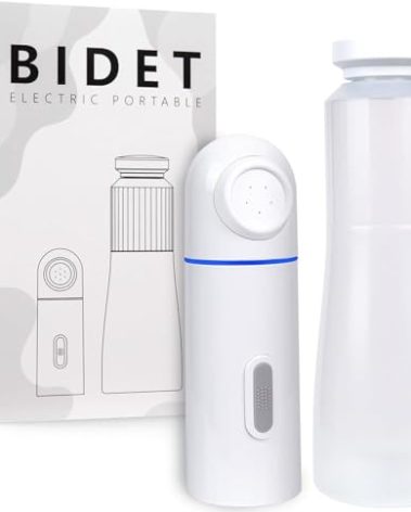 Portable Bidet with 350ml Reservoir, High Pressure USB-Type C Mini Electric Rechargeable Handheld Travel Bidet, Water Sprayer for Women and Men, Personal Hygiene Cleaning, Postpartum Care