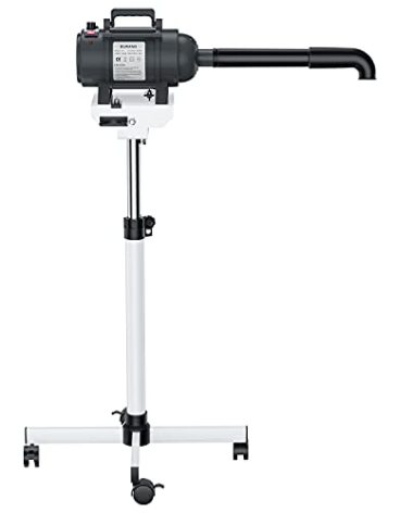 Burano High Velocity Dog Pet Stand Grooming Dog Dryer with 4.3HP Variable Dog Blow Dryer, Fluffy Dry