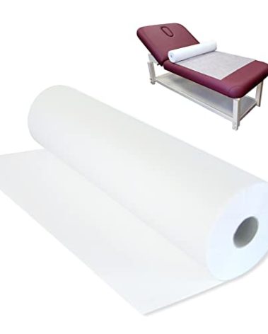 Disposable Non-Woven Bed Sheet 31" X 70", 50 Pcs of 1 Roll Spa Bed Waterproof Bed Cover, Massage Table Paper Roll for Massage, Spa, Tattoo and Exam Tables