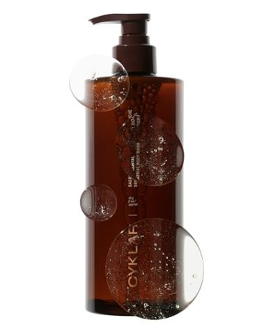 CYKLAR Sensorial Body Wash. Sacred Santal Hydrating Cleanser with Moisture Locking Multi-Oil Complex, Sodium PCA and Glycerin. Nourishing Shower Gel for Women and Men, 16.5 Fl Oz Luxury Bodywash