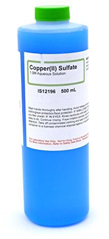 ALDON Copper (II) Sulfate Solution, 1M, 500mL - The Curated Chemical Collection