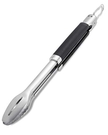 Weber Precision Grill Tongs, 18 inch, Stainless Steel