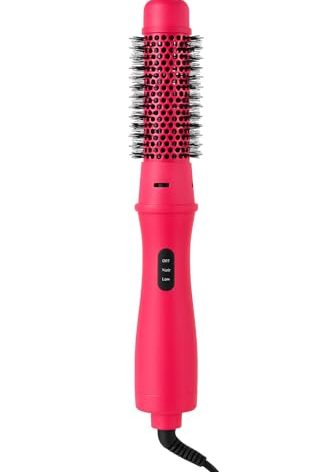 Salon Beauty CAJ 3-in-1 Hair Dryer One-Step Volumizer Negative Ion Hair Straightening Curling Hot Air Dryer Short and Long Hair Brush 1" Inch Styler Wand