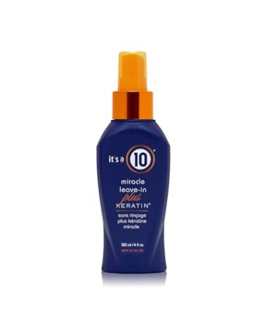 It's a 10 Haircare Miracle Leave-In Plus Keratin, 4 Fl. Oz (Pack of 1)