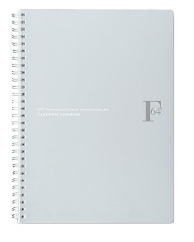 キョクトウ・アソシエイツ Kyoku PTD03SV FOBCOOP Ring Notebook, Dot Ruled, B5, Silver