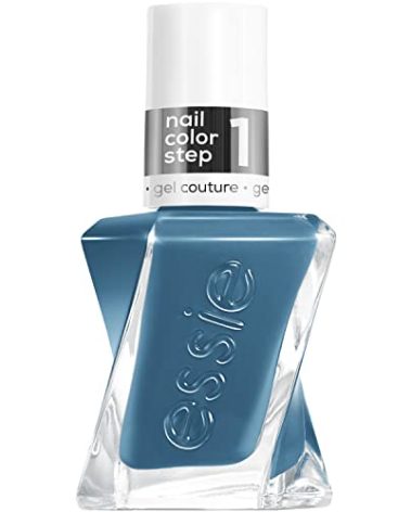 essie gel couture, Long-Lasting Nail Polish, 8-free Vegan, Fashion Freedom, Blue, Cut Loose, 0.46 fl oz
