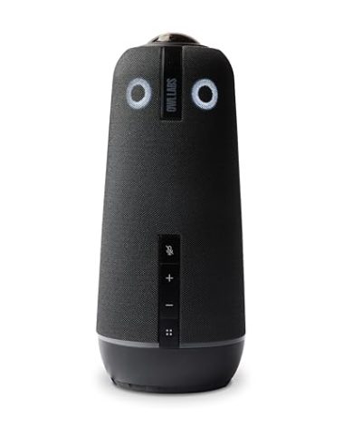 Meeting Owl 4+ 360-Degree, 4K Smart Video Conference Camera, Microphone, and Speaker (Automatic Speaker Focus, Smart Zooming, Noise Equalizing, Certified for Microsoft Teams)