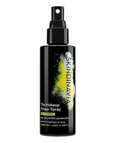 Skindinavia The Makeup Primer Spray Oil Control - Spray On Mattifying Base Layer For Oily Skin & Face - Oil Absorbing, Shine Control, & Pore Minimizer (8 Oz)