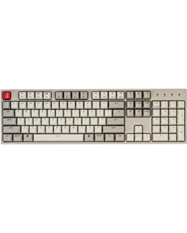 Keychron C2 Full Size Hot-swappable Wired Mechanical Keyboard Compatible with Mac, Keychron Brown Switch, 104 Keys ABS Retro Color Keycaps Gaming Keyboard for Windows, USB-C Type-C Braid Cable