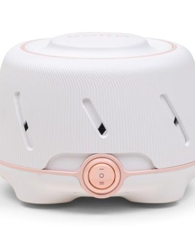 Yogasleep Dohm (White,Pink) The Original White Noise Machine, Relaxing Natural Sound From a Real Fan, Noise Cancelling For Office Privacy, Sleep Aid For Adults & Baby, Travel Size Pink Noise Machine