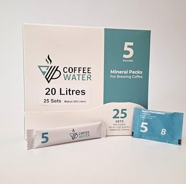 COFFEE WATER Mineral Packs for Making Water for Coffee (Makes 125 Gallons)