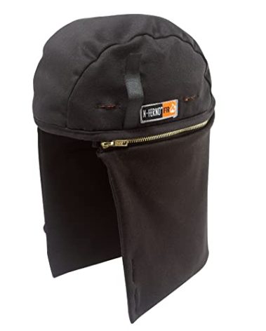Ergodyne 6885 Hard Hat Winter Liner, FR Rated, Versatile Wear, Black,12.5 x 0.8 x 13.5 Inch