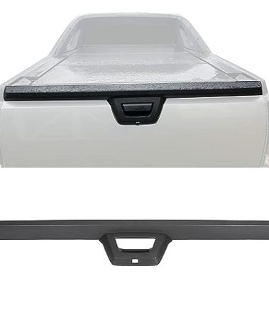 KUAFU Rear Tailgate Cover Cap Top Molding Trim Compatible with 2007-2013 Chevy Chevrolet Avalanche/Cadillac Escalade EXT Truck Spoiler Protector Replacement for GM1904113