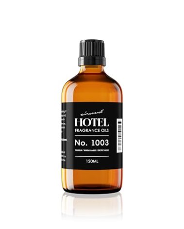AirScent Hotel Diffuser Oil No. 1003 Inspired by The Asian Garden Las Vegas Hotel Scent - Premium Fragrance Oil for Ultrasonic and Waterless Diffusers and Crafting - 120 mL, 4 fl oz Glass Bottle