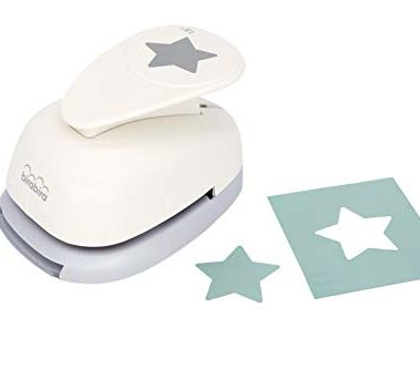 Bira 1.5 inch Star Lever Action Craft Punch, Christmas Punch (1.5 inch Star Measured diagonally)