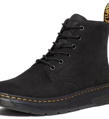 Dr. Martens Unisex Crewson Chukka Boot, Black Buffbuck, 10 Women/9 Men