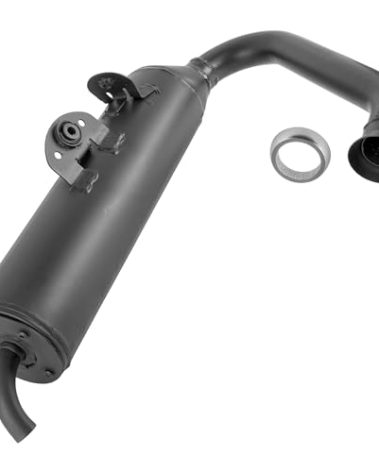 Caltric Muffler Silencer with Gasket Compatible with Yamaha Viking 700 YXM700 4X4 FI 2014-2021