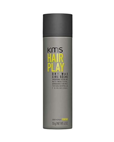KMS HAIRPLAY Flexible Hold Texturizing Dry Wax Finishing Hairspray, 4.1 Oz