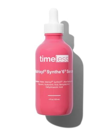 Timeless Skin Care Matrixyl Synthe’6 Serum - Face Serum for Skin Care - with Hyaluronic Acid for Hydration - 4 oz