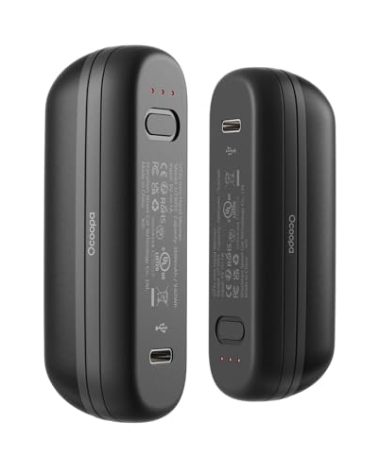 OCOOPA 2 in 1 Magnetic Rechargeable Hand Warmers, UT2s Mini Electric Handwarmers 2 Pack, Split USB-C, Reusable Portable Pocket Heater, Raynauds, Golf, Christmas, Tech Gifts for Women Men