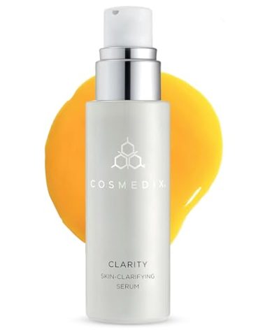 COSMEDIX Clarity Skin-Clarifying Serum - Moisturizing Facial Serum for Smoother, Clearer-Looking Skin & Natural Glow - Moisture-Rich Skin Care for Fine Lines & Uneven Skin Tone