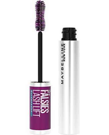 Maybelline The Falsies Lash Lift Waterproof Mascara Volumizing, Lengthening, Lifting, Curling, Multiplying, Eye Makeup, Brownish Black, 1 Count