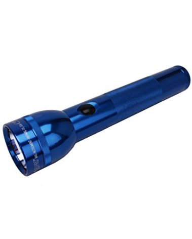 Maglite Heavy-Duty Incandescent 2-Cell D Flashlight, Blue