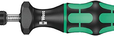 Wera 05074711001 Kraftform 7446 Hexagon Torque Screwdriver, 1/4" Head, 11.0-29.0"/lbs Variable Torque Adjustment Range