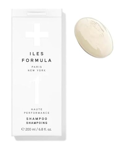 ILES FORMULA Shampoo for Dry, Damaged, Frizzy or Color Treated Hair - Hydrating, Sulfate Free Shampoo – Salon Grade, Color Safe, Moisturizing Formula that Controls Humidity & Boosts Shine