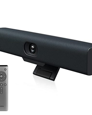 Yealink UVC34 4K Conference Room Camera System 10 Microphone 8 MP All-in-One Video Conferencing System AI Auto Framing 120° Field of View Microsoft Teams Certified Webcam Zoom Rooms USB-A