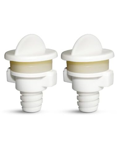 PHOENIX GRAVITY Polypropylene Hole Blockers for All Gravity-Fed Water Filtration Systems - PP Plugs Compatible with Berkey, Waterdrop, Purewell, and Other Countertop Water Filter Systems