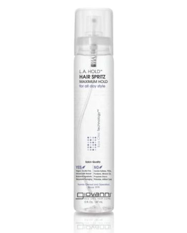GIOVANNI L.A. Hold Hair Spritz - Maximum Hold Styling Spray, Lightweight, Lauryl & Laureth Sulfate Free - 5 oz