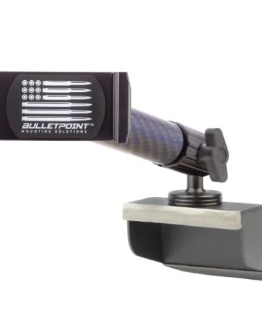 Bulletpoint Dash Mount Cell Phone Holder Compatible with 2011-2018 Jeep Wrangler JK JKU 20mm Ball Mount (Single Ball Metal Base with Phone Holder)