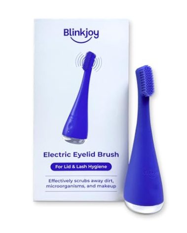 Blinkjoy Electric Eyelid Brush - Optometrist Approved for Managing Demodex, Blepharitis, and Dry Eyes - Gently removes dirt, oil, and makeup to support healthier lid hygiene