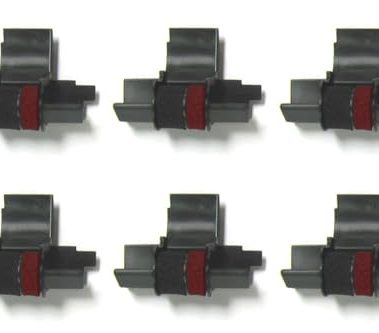 (6 Pack) Calculator Ink Roller Replaces Casio IR40T, Canon CP13, Sharp EA772R