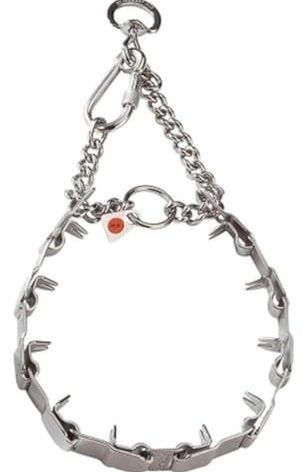 Herm Sprenger Neck Tech Dog Collar - Stainless Steel - Prong - Pinch 24"