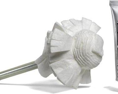 Flitz Buff Ball w/ 1.76oz Metal Polish Paste - 2in Drill Buffer Polisher Attachment for Any 3/8in Drill - Self-Cooling, Washable Polishing Ball to Buff, Shine, & Protect All Metals, Plastics (1 Pack)