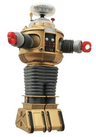 Lost In Space Electronic Lights & Sounds B9 Robot Golden Boy Edition