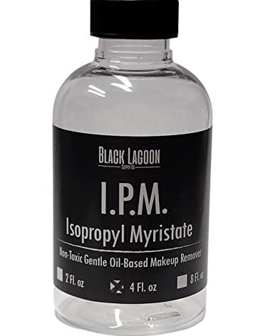 IPM Isopropyl Myristate 4 Oz - Professional Makeup & Adhesive Remover - Removes Pros-aide & PAX Paint - Makeup Thinner