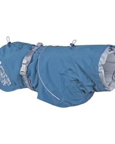 Hurtta Monsoon Coat, Dog Raincoat, Bilberry, 24 in