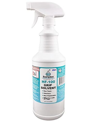 Brampton HF-100 Premium Golf Grip Solvent for Regripping Golf Clubs and Golf Grip Repair - Shake and Spray Golf Grip Solution - Non-Toxic, Non-Flammable, and Odorless Golf Grip Solvent (32oz)
