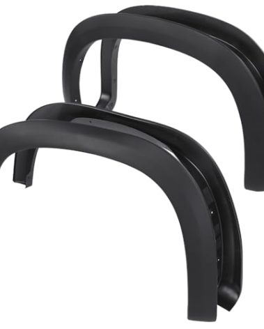 G-PLUS Fender Flares Compatible with Chevy Silverado 1500 2019-2023 Wheel Flares Not Fit Dually models (Textured Factory Style 4 PCS)